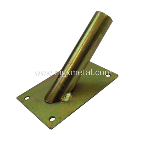 China Zinc Plated Steel Wall Mount Flag Pole Holder Factory